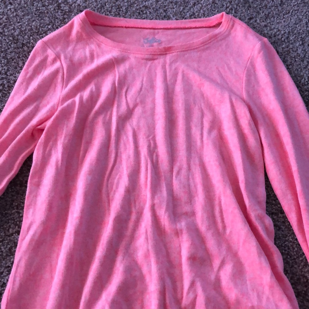 neon pink sweater